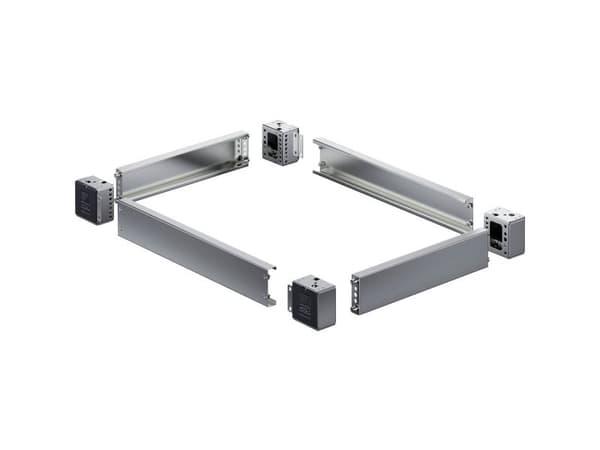 Rittal 8660053 tilbehør for fordelerskap sokkelforbindelse rustfritt stål, ABS 2 stk