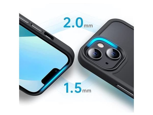 Tech-Protect MagMat MagSafe-etu til iPhone 14 - matt svart
