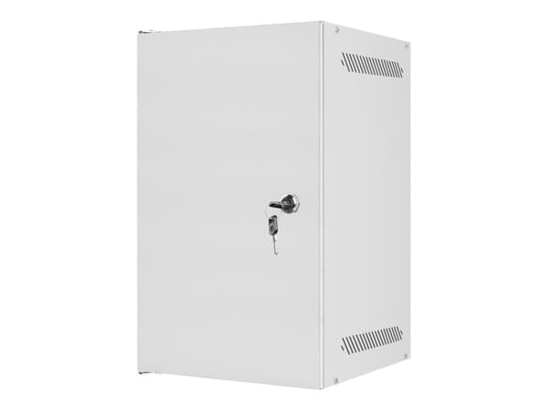Lanberg - Rack skåp - väggmontering - RAL 7035, grå - 9U - 10"