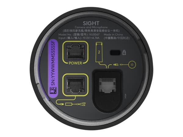 Logitech Sight - Konferansekamera - farge - 4K - lyd - PoE Plus