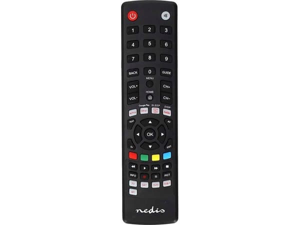 Nedis TVRC2340BK, TV, IR Kabelfri, Trykknapper, Sort