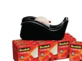 Tapedispenser Scotch C60 svart med 10 rullar
