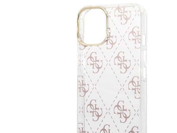 Guess GUHCP14MHG4MHP iPhone 14 Plus 6,7" rosa/rosa hardcase 4G Pattern Script