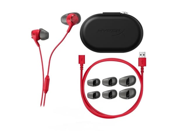 HyperX Cloud Earbuds III S Red, 26,7 g, Punainen