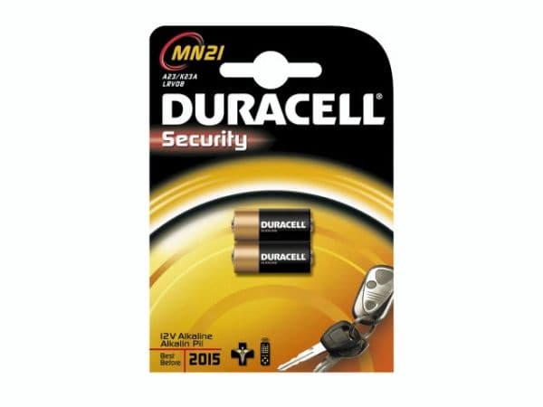 Duracell batteri, SECURITY 8LR23, 12 V, 2 stk.