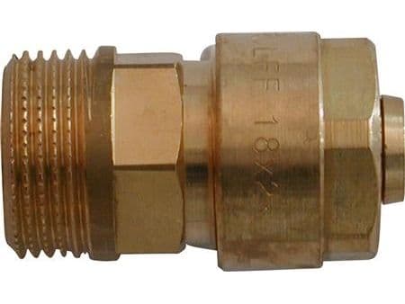 Koppling nippel 18 mm - 1/2