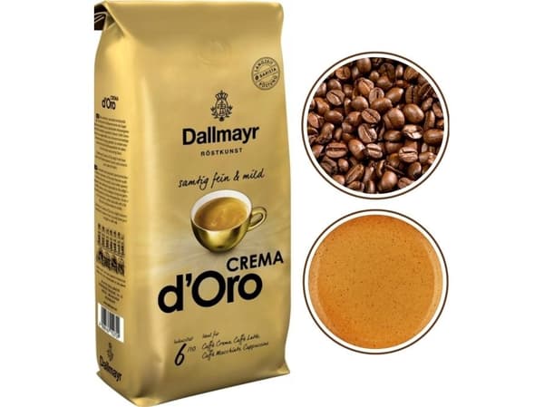 Kaffe i bønner Dallmayr Crema D'Oro 2 kg