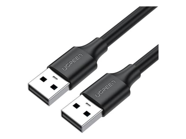 Ugreen USB-A - USB-A 1 m USB-kaapeli musta (UGR391BLK)