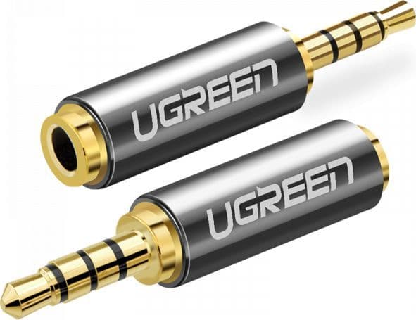 Ugreen AV-adapter Jack 2,5 mm til Jack 3,5 mm grå