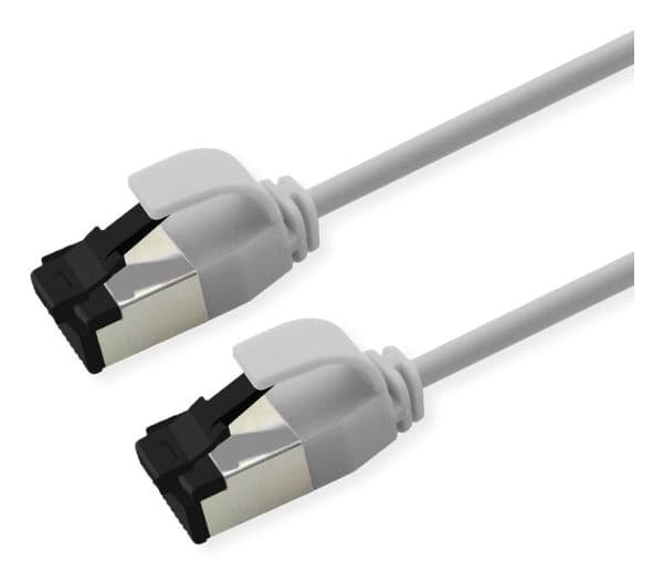 ROLINE U/FTP patchkabel Cat.8.1 LSOH slim weiss 3m (21.15.3276)