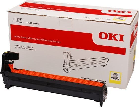 OKI - Gul - original - valsenhet - för C712n