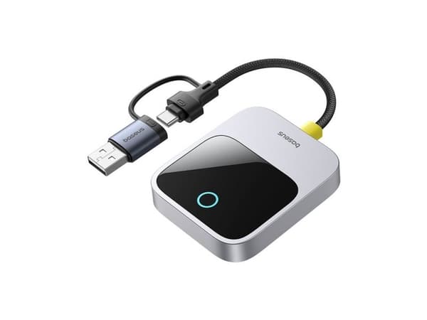 Baseus CarPlay-adapter Baseus SafeJourney-serien trådløs - grå