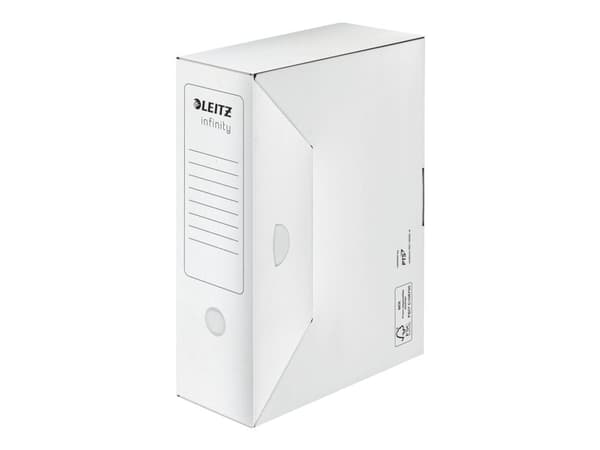 Leitz Infinity - Boxfil - ryggbredd: 100 mm - för A4 (210 x 297 mm) - vit
