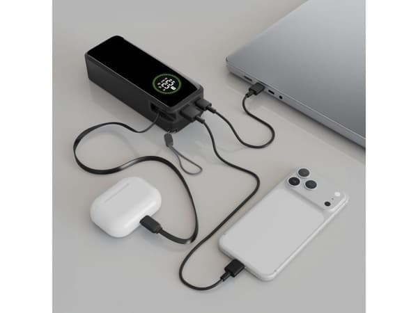 Cellularline PBROLL20000K, 20000 mAh, Svart