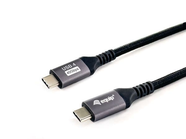 Varustus USB-kaapeli 4.0 C -> C St/St 1.20m musta (12381)