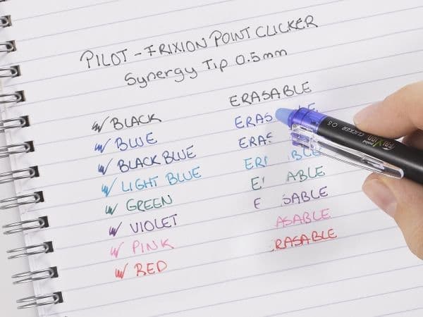 Refill, Pilot FriXion Point Clicker '05', 0,5 mm, blåsort, pakke a 3 stk.