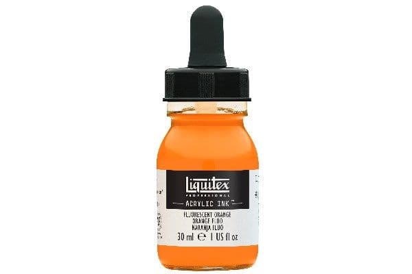Proff. akrylmaling 30 ml fluorescerende orange 982