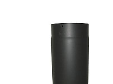 130 mm Metalbestos Sorte røgrør længde 250 mm x 2 mm