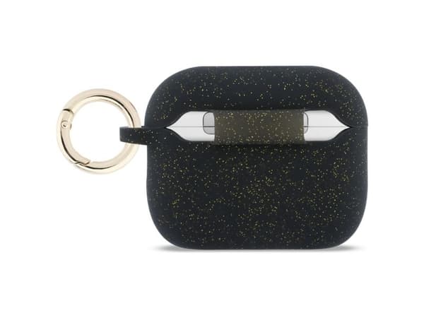 Guess silikon glitter ringdeksel til AirPods Pro 3 - svart