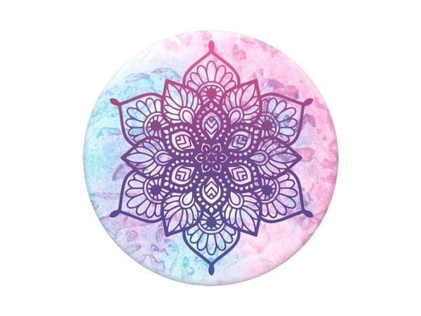 PopSockets Swappable PopGrip - Fingergrepp/vikbart ställ för mobiltelefon - Rainbow Nirvana