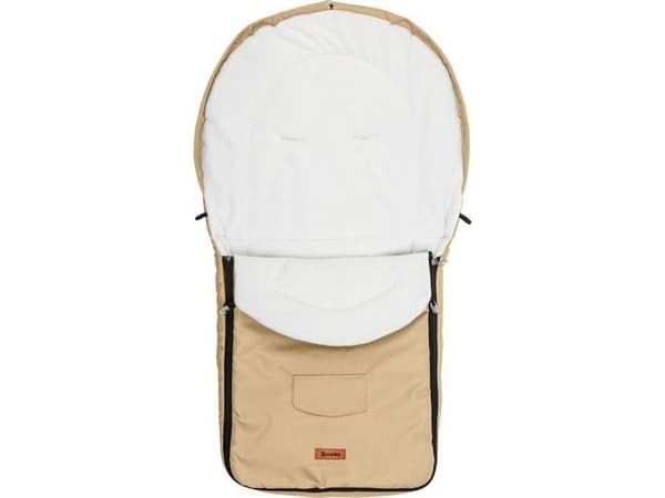 Sensillo polarføtpose cappuccino til vogn (95x40)