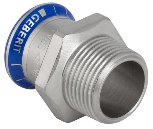 GEBERIT Overgang rustfri 42-11/2 muffe / nippel mapress