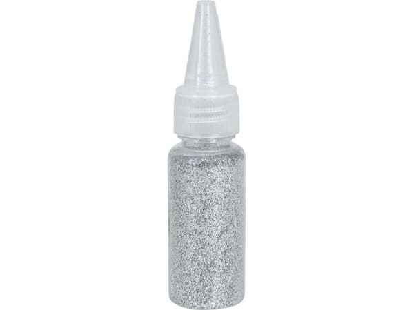 Sølvglitter til utkledning og pynt, 10 g