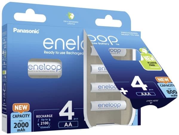 Panasonic Battery Pack Micro, AA 8 st