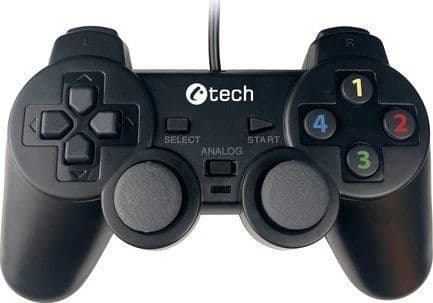 C-TECH gamepad Callon pro PC/PS3 2x analog X-input vibrations 1,8 m kabel USB