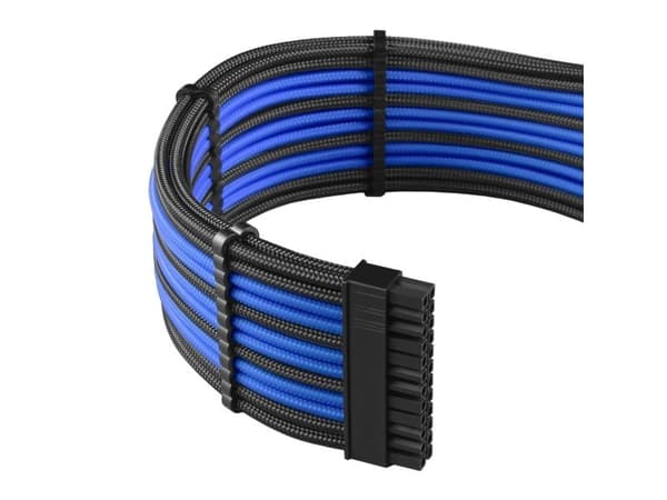 CableMod PRO Series ModMesh - Förlängningssladdsats - formpressad - svart, blå