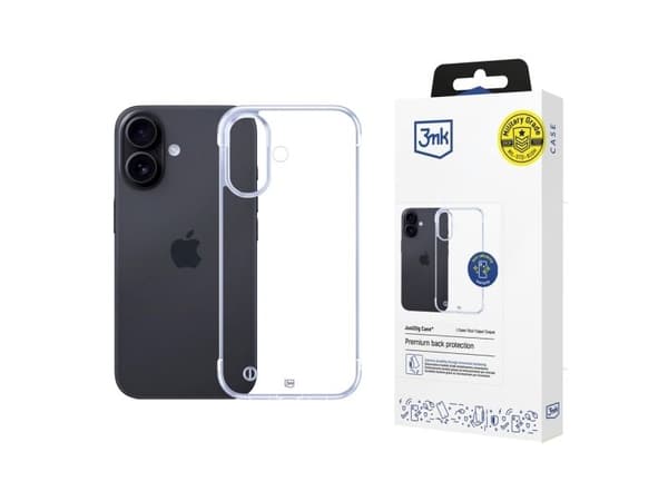 3MK etui Just20g Clear Case til Apple iPhone 16