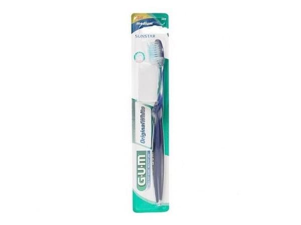 GUM tannbørste ORIGINAL WHITE medium 563