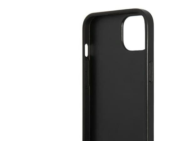 Karl Lagerfeld KLHCP13SMNMP1K hardcase til iPhone 13 mini 5,4" sort/sort Monogram-plakett