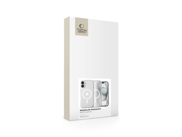 Tech-Protect MagSlim MagSafe iPhone 16-deksel - svart
