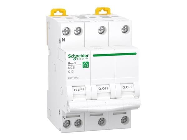 Automatsäkring Resi9XP MCB 3PN 13A C 6kA