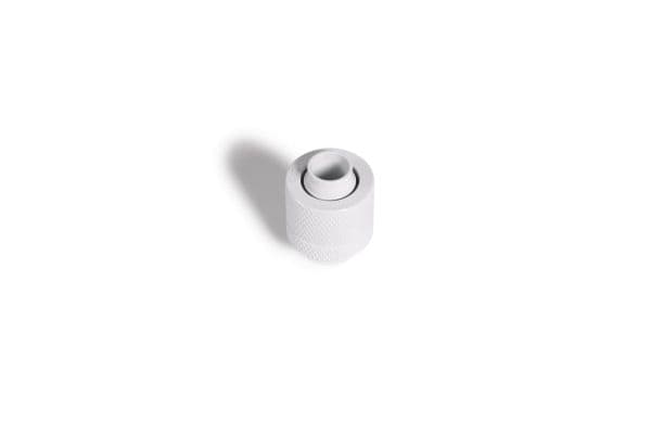 Alphacool 17624, Slangkoppling, mässing, Vit, 1/4", 27 mm, 2 cm