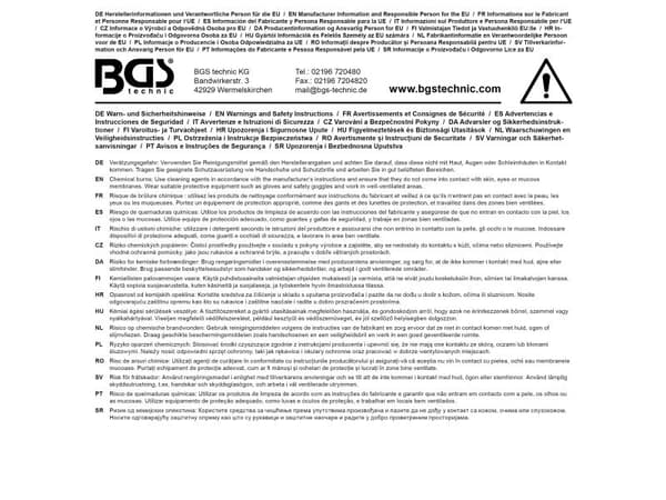 BGS technic Universal Cleaner, 5,28 kg