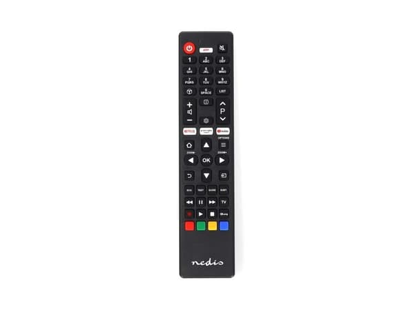 Nedis TVRC45TCBK, TV, IR Kabelfri, Trykknapper, Sort