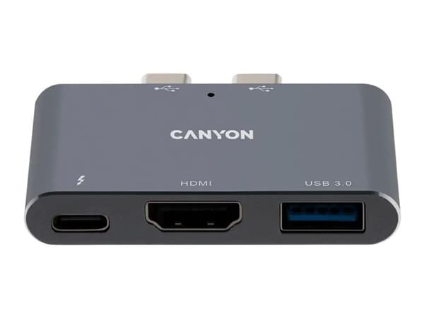 Canyon DS-1 - Dokkingstasjon - USB-C x 2 - HDMI