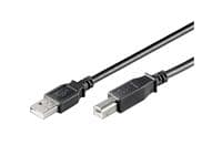 Goobay 68901, 3 m, USB A, USB B, USB 2.0, 0,48 Gbit/sek., Sort