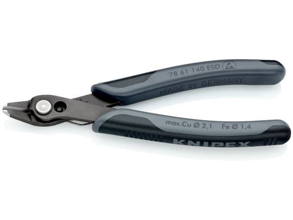 Knipex 78 61 140 ESD, Rustfritt stål, Sort