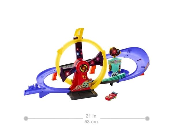Pixar Cars McQueen Day Playset