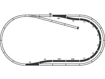 H0 Piko A-spår 55320 expansionssats, 1 set