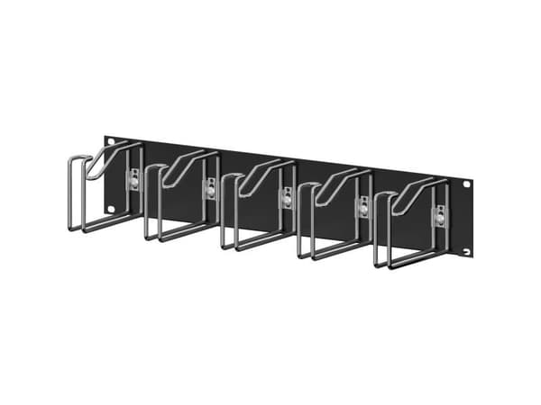 Rittal patch panel 2HE KxD 85x125mm RAL 9005 teräskiinnike