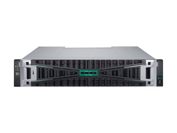 HPE Modular Smart Array 2070 SFF 2x32Gb FC 4-port Controller Storage Array - Halvledarenhet/hårddisk-array - 0 TB - 24 fack (SAS-3) - 32Gb Fibre Ch...