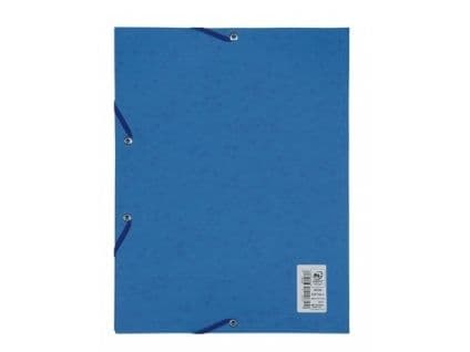 FOLDER ELAST 3 flikar Oxford Topfile+ m. tryck A4 blå