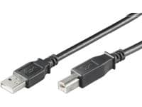 MicroConnect USB 2.0 - USB-kaapeli - USB Type B (uros) - USB (uros) - USB 2.0 - 1,8 m - musta