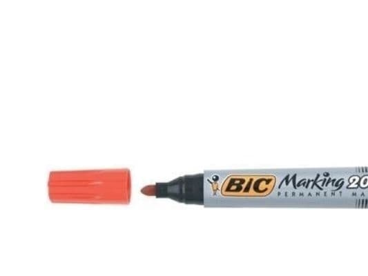 BIC Marking 2000 ECOlutions Permanent Tuscher Medium Rund Spids - Rød - (12 stk.)