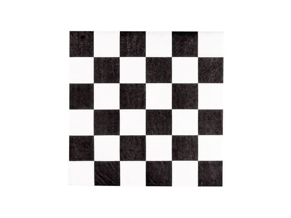 Racing servietter, 33 x 33 cm.