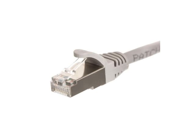 Netrack Patch Cable RJ45, 20 m, Cat6e, U/UTP (UTP), RJ-45, RJ-45, Harmaa